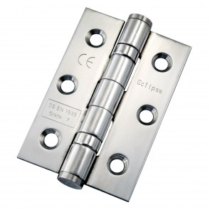 3" Eclipse Ball Bearing Butt Hinges (pair) - Stainless Steel