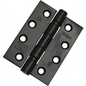 Stainless Steel (Grade 201) Ball Bearing Butt Hinges - Black (3" & 4")