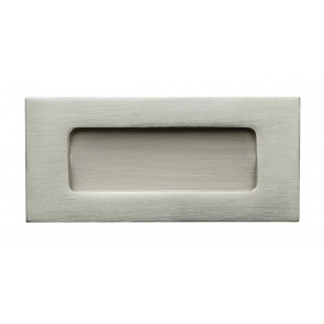 Flush Handle 90x41mm Sat Ni Pl