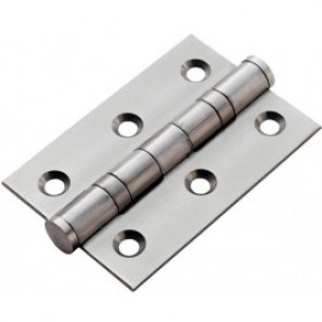 3" Ball Bearing Butt Hinges (pair) - Stainless Steel