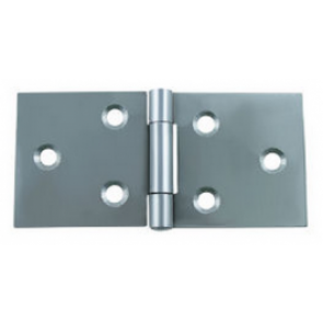 Back Flap Steel Hinges (pair) - Zinc 