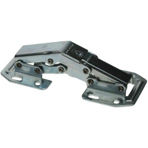 Easy Mount & Sprung Kitchen Hinge 90º (pair) - Zinc Plated