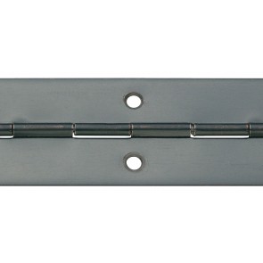 Steel Piano Hinge 32mm x 3.5m - Burnished