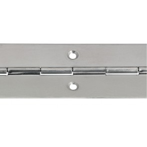 Steel Piano Hinge 32mm x 3.5m - Nickel Plated