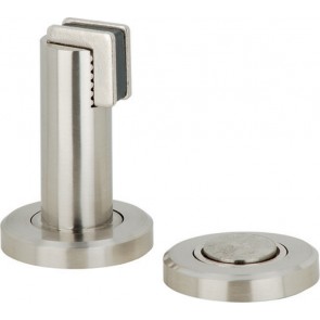 Magnetic door holder - Satin Stainless Steel