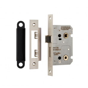 2.5" Easi-T Bathroom Lock - Satin Nickel 