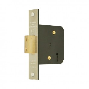 5 Lever Mortice Dead Lock 4" - Stainless Steel