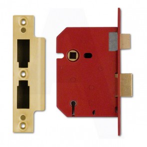 Union 2201 5 Lever Sashlock - Polished Brass