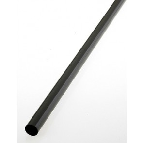 25mm Round Wardrobe Rail Matt Black 2438mm