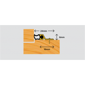 Exitex SDS (Standard Door Surround) Screw Fix - Aluminium