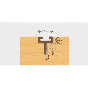 Exitex Centre Leg Pile Carrier (ONLY) 2.2m - White