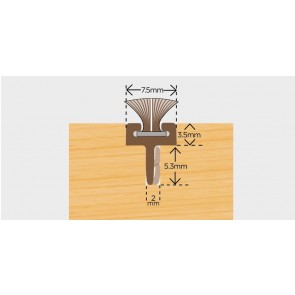 Exitex Brush Pile Carrier Centre Leg 2.2m - Brown