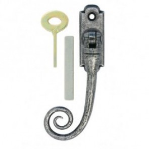 Pewter (25mm wide) Locking Monkeytail Espag Fastener LH