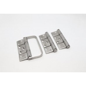 Centor E3 Straight Hinge Set - with Handle (Outward Opening) - Various Finishes