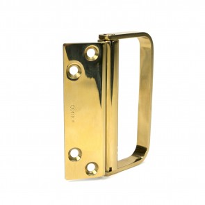 Centor E3 External Hinge with an Offset Pull Handle (Edge Mounted) - Various Finishes