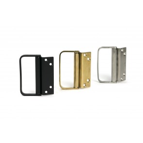 Centor E3 External Hinge with an Offset Pull Handle (Edge Mounted) - Various Finishes