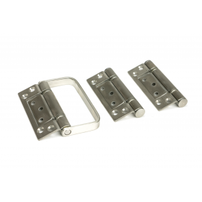 E2 Half Offset Hinge Set & Handle  SSS