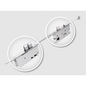 16mm Winkhaus 2.1m Square End Size 2 Thunderbolt Espag Lock - 45mm bset