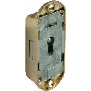 Piccolo-Nova lock case, 15 mm backset, for lever bit key