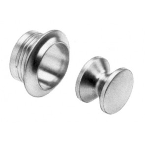 Push-Lock knob and rosette sets, 16 mm thickness