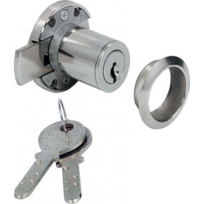 Minilock 40 rim lock, ø 22 mm Kaba 8 cylinder, 20 mm backset, keyed alike