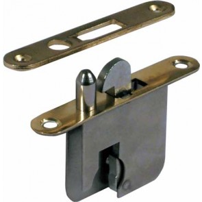 Roller shutter mortice lock case, for ø 18 mm cylinder, 22 mm backset