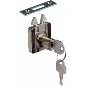 Roller shutter rim lock - ø18 mm cylinder