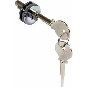 Glass door plug-in cylinder locks