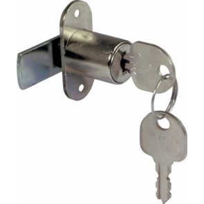 Cylinder cam lock, without key trap, ø 18 mm cylinder, anti-clockwise closure, keyed alike