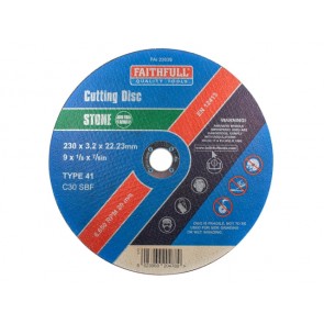 230mm x 3.2 x 22dia STONE CUT OFF DISCS