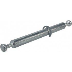 Double-ended bolt, for ø 8 mm holes, for 19 mm panel thickness