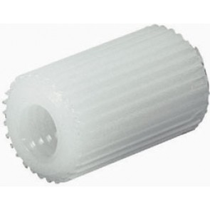 Knurled Sleeve Whi M6 10x18mm