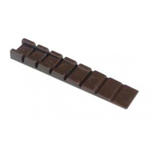 Plastic Wedge Strip - Brown