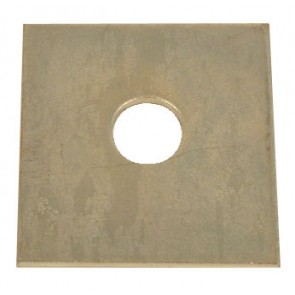 Square Plate Washers - M12 x 50mm x 50mm - BZP (30)