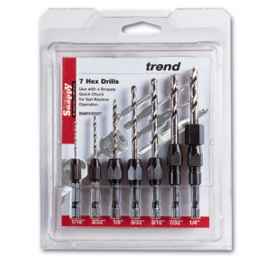 SNAP/D/SET/2 - Trend Snappy 7 Piece metric drill set 1-7mm