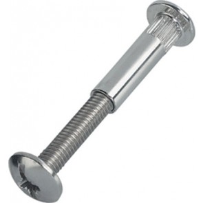 M6 connecting screws, complete fitting, nickel-plated