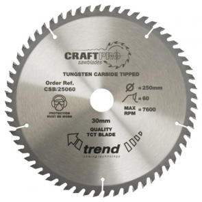 CSB/21560 - Craft saw blade 215mm x 60 teeth x 30mm