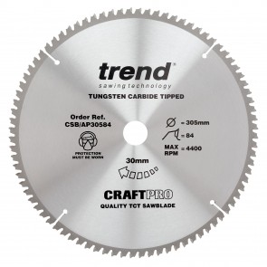 Trend Aluminium / Plastic Saw Blade - 30mm Bore