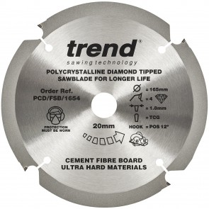 Trend PCD Saw Blade - 20mm Bore