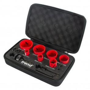 Trend HS/SET/7 Plumber's Hole Saw 7pc Set in Case