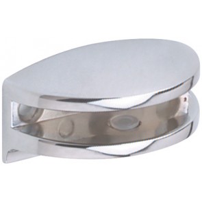 Glass Shelf Support - Polished Chrome