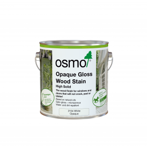 Osmo Opaque Gloss Wood Stain 2104 White 2.5L