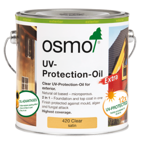 Osmo 420 UV Protection Oil Extra Clear Satin 2.5L