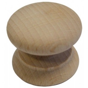 Wooden Cupboard Knob - Beech