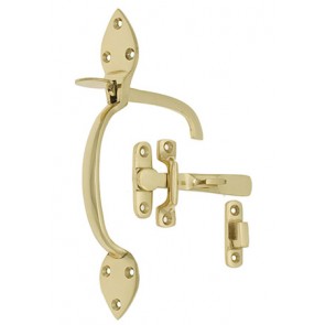 Suffolk Latch Set - Polished Brass  