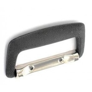 Black Nylon 5" Suit Case Handle - Nickel Plated