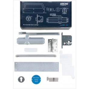 Complete Fire Door Kit for Locking Corridor Doors