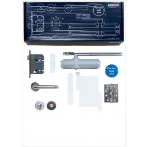 Complete Fire Door Kit for Locking Bathroom Doors