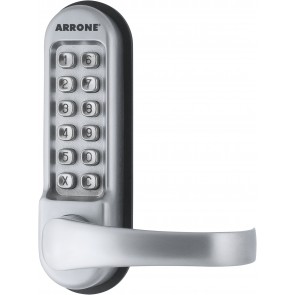 Push Button Mechanical Code Lock - Silver