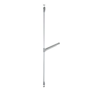 3 Point Touchbar Panic Bolt - Satin Stainless Steel